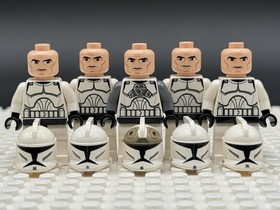 LEGO Star Wars Clone Trooper Phase 1 Minifigure Lot 8014 sw0201 sw0221