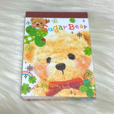 Heisei Retro Heisei Girls Notepad Mini Memo Sugar Bear Bear #ac3815