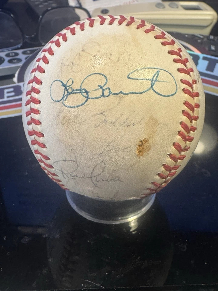 Béisbol Rawlings 1991 firmado por el equipo de los Medias Rojas Roger Clemens Wade Boggs Marzano +29 Foto 3 de 4