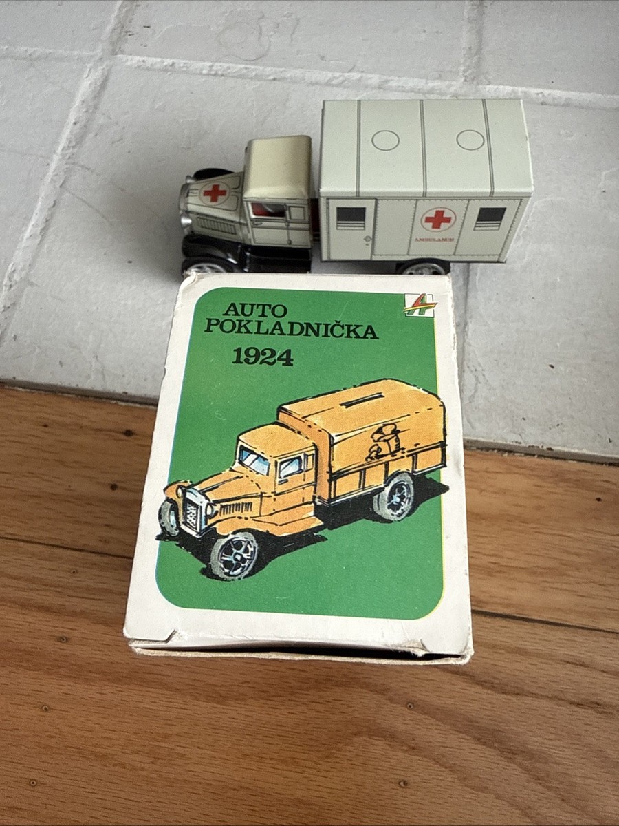 NIB Vintage Kovap Retro Hawkey 1924 Type D Tin Ambulance