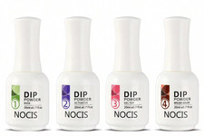 4X 20ml Dipping Nail Powder Liquid BASE, TOP COAT, ACTIVATOR, BRUSH SAVER Dip UK