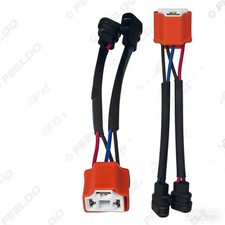 2Pcs Car 9005 9006 To H4 Headlight Conversion Socket Harness Plug Wire Adapter