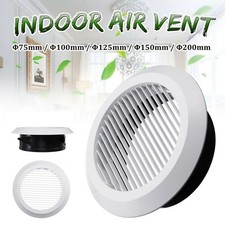 Air Vent 75/100/125/150/200mm ABS Ceiling Mounting For Bathroom Kitchen