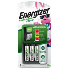 Energizer Battery Charger Plus Batteries Rechargeable Power Plus AA NiMH