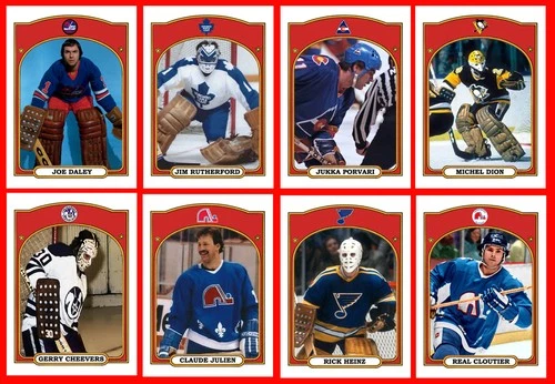 Hand Made Hockey Art Photo Cards 2.5" x 3.5" Stars Goalies Mint U-Pick Inv #3333