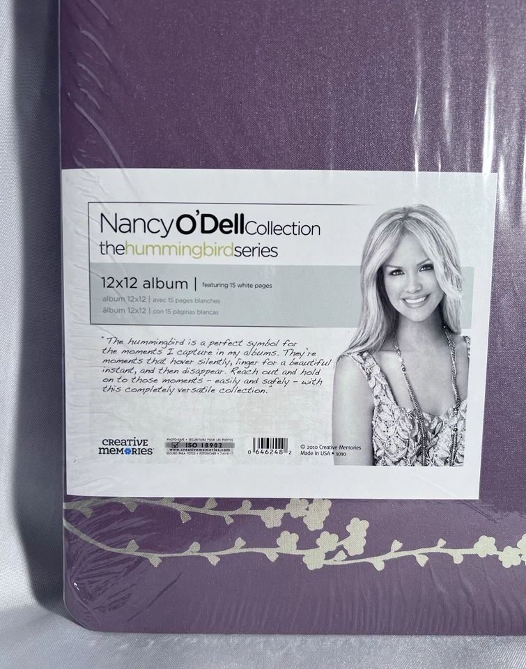 Álbum laminado Creative Memories 12 x 12 FAST2FAB Nancy O’Dell HUMMINGBIRD Foto 2 de 4