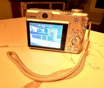 Canon PowerShot A540 6.0MP Digital Camera - Silver for sale online