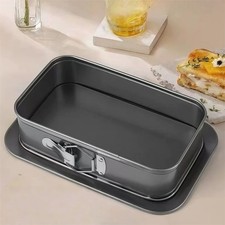 Square Springform Nonstick Baking Pan 14 Cup Capacity Cheesecake Baking Mold