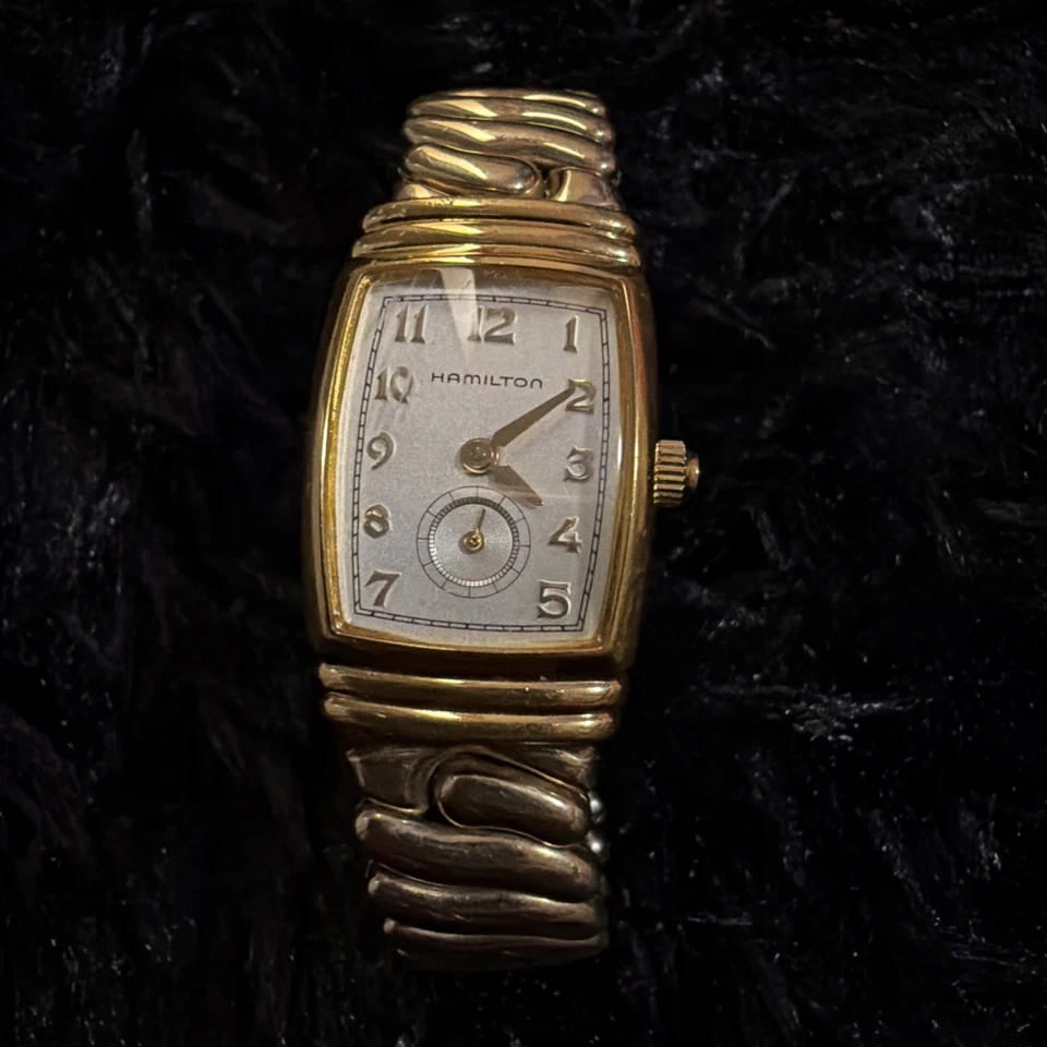 Reloj para mujer HAMILTON Benton 6246 pulsera de oro pequeño segundo cuarzo Foto 4 de 4