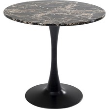 Esstisch Tisch Schreibtisch Stahl Gestell Mamor Optik Schwarz Kare Design