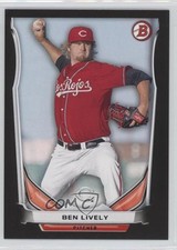 2014 Bowman Draft Top Prospects Asia Exclusive Black Ben Lively #TP-43 2f9