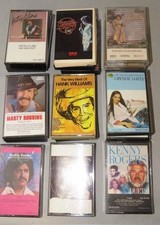 18 CLASSIC COUNTRY MUSIC Cassette Tapes 60-70's : Patsy Marty Kenny Reba
