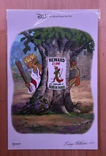 Disney D23 Robin Hood 45th Anniversary 2018 Burny Mattinson Poster Litho Print