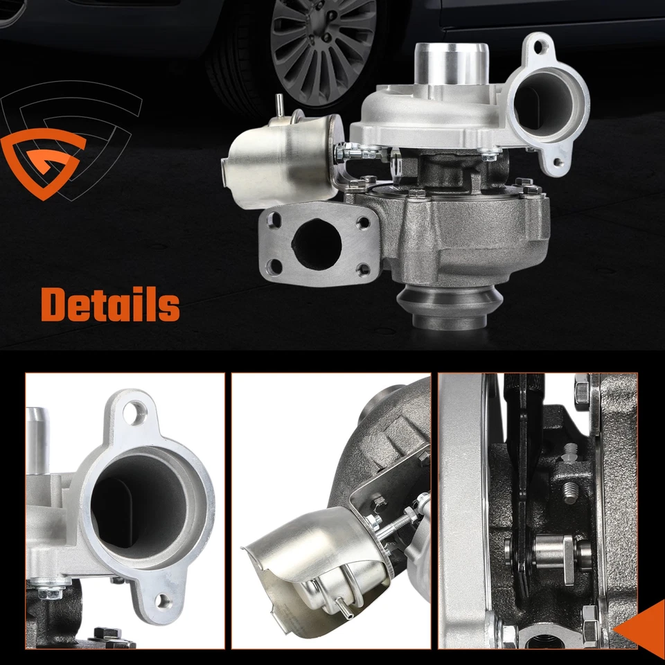 Turbolader Turbo Für Citroën C2 JM 1.6L 2005/09-2009/12 mit Dichtungen Diesel - Bild 3 von 4