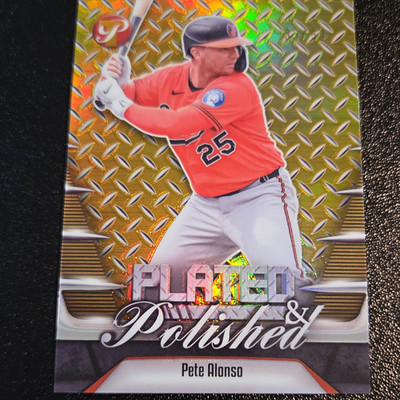 Topps Pristine 2026 Plated & Polished 33/50 Insert Pete Alonso #PP-9 Orioles