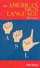 American Sign Language Directory Hardcover Peter Adams