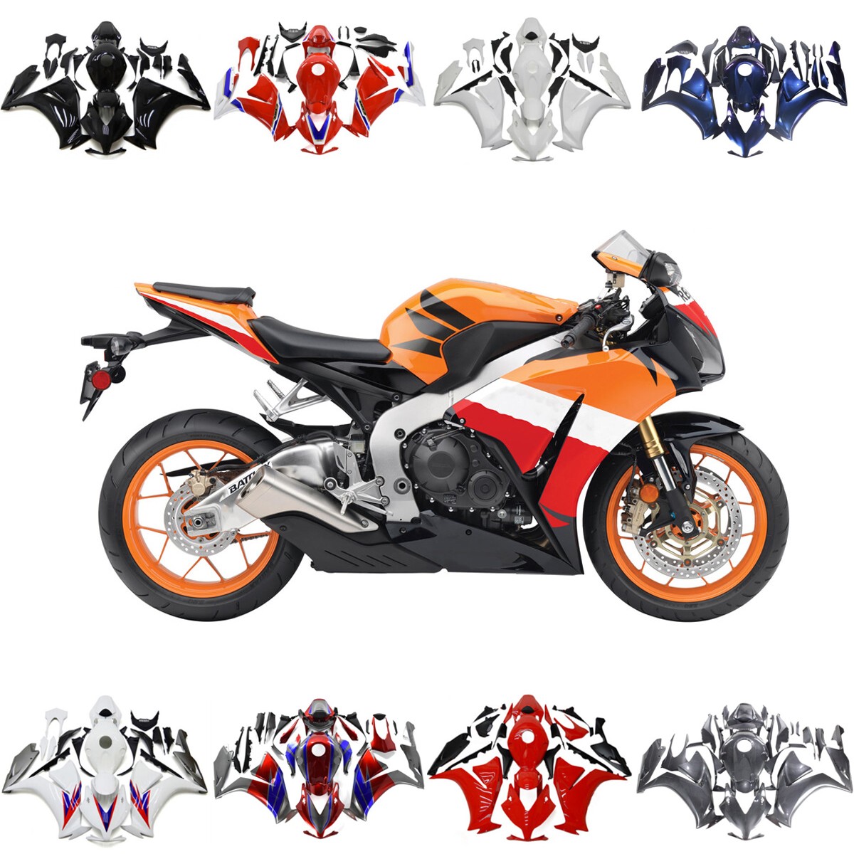 ABS Plastic Bodywork For 2012 2013 14 15 2016 Honda CBR1000RR Fairings Body Kits