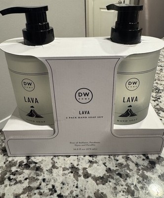 DW Home Lava Hand Wash 2 Pack Sulfate Paraben Dye Free Liquid 16.0 fl oz