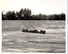 GA282 1953 Original U.P. Photo CARVING A LAKE FOR ROCKEFELLER'S WINROCK FARM