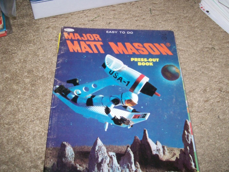 MAJOR MATT MASON PUNCHOUT BOOK 1969