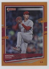 2020 Panini Donruss Photo Variation Holo Orange Shohei Ohtani (Pitching) 00am