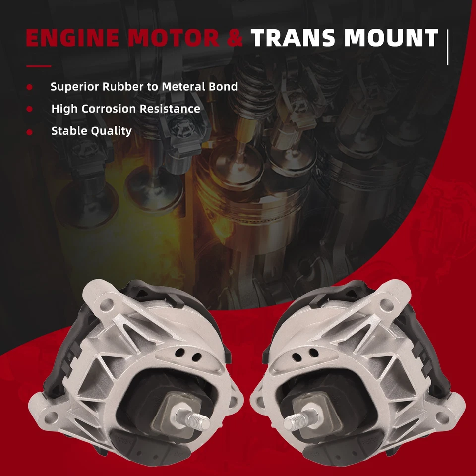 Kit de montaje de motor izquierdo y derecho para BMW 228i 230i 328i 330i xDrive X3 X4 Foto 4 de 4