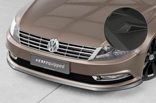 Cup Spoiler Lippe Ansatz matt Carbon Look für VW Passat CC CSL341-M