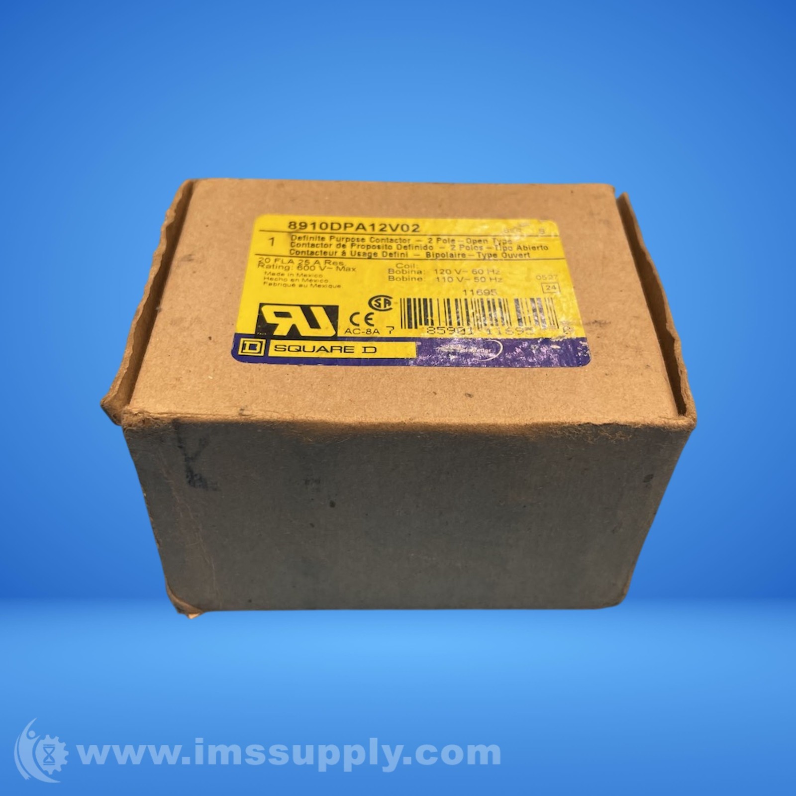 Square D 8910DPA12V02 Series B Contactor 7932