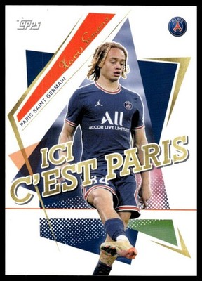 2021-22 Topps Paris Saint-Germain Xavi Simons #44