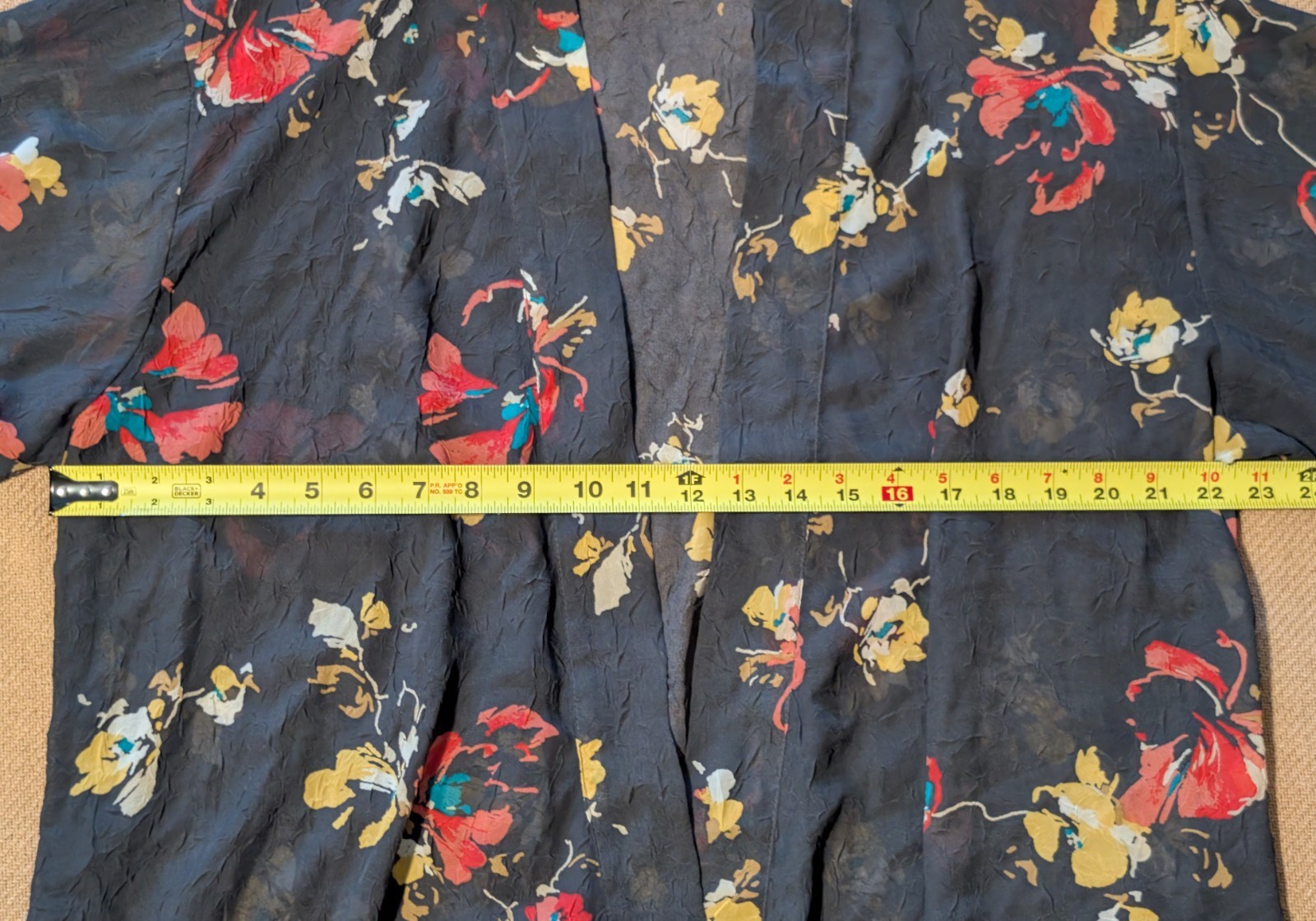 Mossimo Dark Grey Floral Patterned Lightweight Ki… - image 10