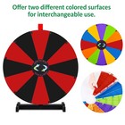 WinSpin 24" Pop Up Display Tabletop Prize Wheel Black & Red for Outdoor Events — photo 2