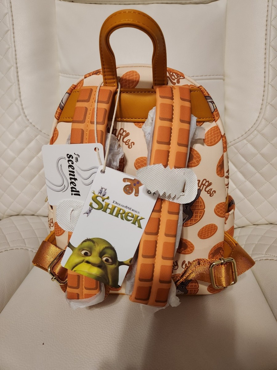 Loungefly Dreamworks Shrek Donkey Waffle Mini Backpack - New  display picture 2