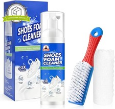 Sneaker Reiniger Set 200 ml - Schaum mit B&uuml;rste & Tuch f&uuml;r alle Schuharten