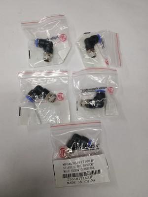 5/16'' x 1/4'' NPT BRS/CMP Male elbow connector 2951817160JP 5 pcs