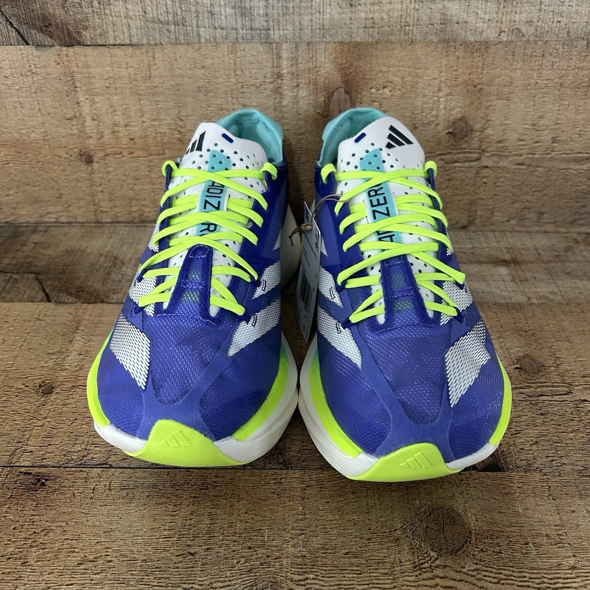  Adizero Adios Pro 3 26.5㎝ブルー＆イエロー Adidas Adizero Adios Pro 3 Running Shoes Womens Size 6.5 Blue