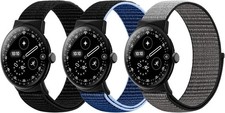 3 Pack Nylon Strap Compatible with Google Pixel Watch 4 41mm Sport Loop
