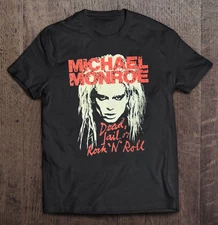 Rare Hanoi Rocks Michael Monroe T-shirt All Size S to 5XL NZ286