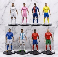 18cm Soccer Figures Messi Mbappe Ronaldo Yamal Football Action Toy PVC Doll Gift