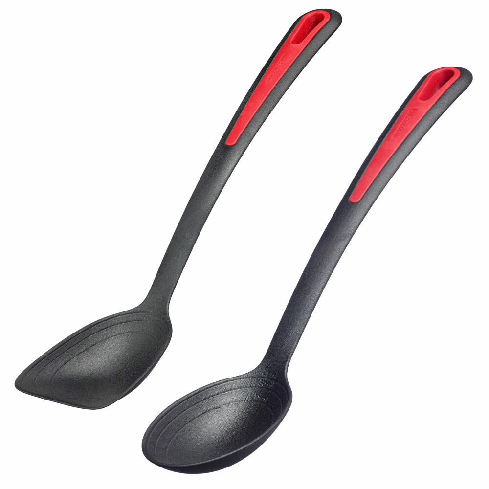 Westmark Brat- u. Gemüselöffel Gallant, mit ovaler Laffe + Pfannenlöffel Gallant
