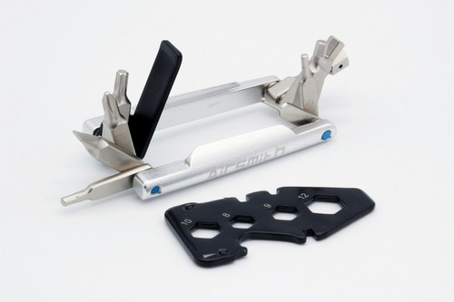 Airsmith FA-04 Bicycle Bike Multi Mini Tool w/Tire lever&Bottle opener in Silver - Foto 3 di 9
