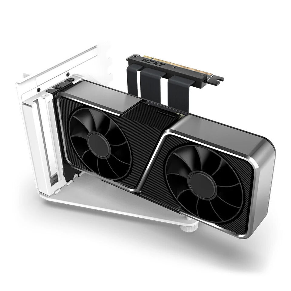NZXT VERTICAL GPU MOUNTING KIT ホワイト Amazon.com: NZXT Vertical GPU Mounting Kit wh 175mm AB-RH175