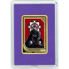 Batman The Art of DC Comics Mint Trading Gilded Coin Agoro AMETHYST COA 38/40