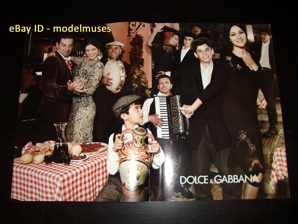 Monica Bellucci Dolce And Gabbana Family Campaign DOLCE GABBANA