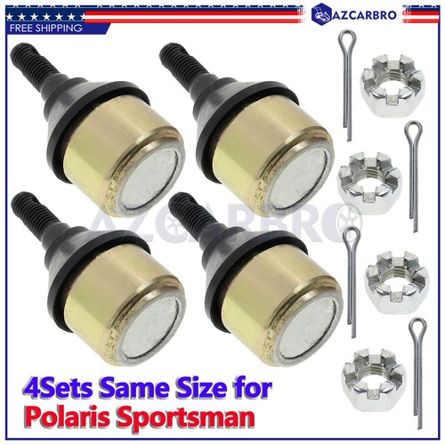4 Upper & Lower Ball Joints for Polaris Sportsman 500 HO 2001 2003 2005 2006 New - Picture 12 of 12
