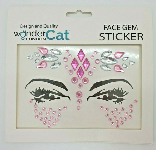 Gemas faciales adhesivas brillo joya tatuaje festival rave fiesta hacer cuerpo - Imagen 25 de 94