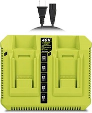 RYOBI 40 VOLT SLIM COMPACT LITHIUM-ION BATTERY CHARGER OP401