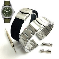 Steel Silicone Replacement Watch Band Citizen Promaster BN0211-09X E168-S116082