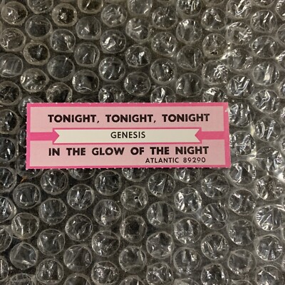 1 JUKEBOX TITLE Strip Genesis Tonight Tonight/in The Glow Of The Night￼ 45