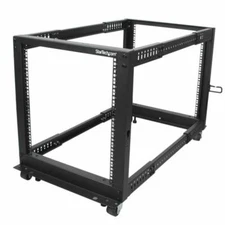 StarTech 12U Adjustable Depth 4 Post Server/Network Rack - 4POSTRACK12U