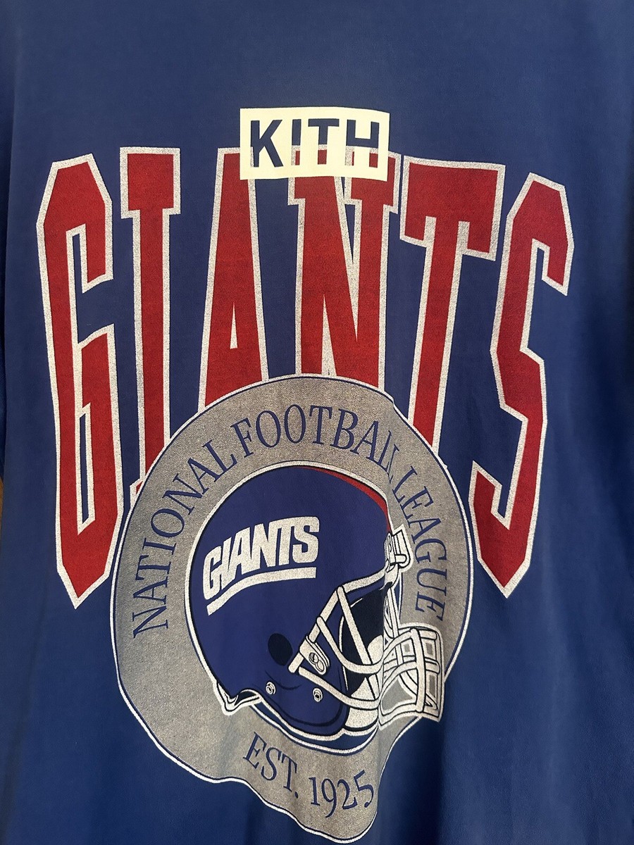 ☆ KITH x GIANTS 1925 vintage tee コラボTシャツ ☆ Kith x NFL Giants Superbowl Vintage Tee Black Men's - FW23 - US